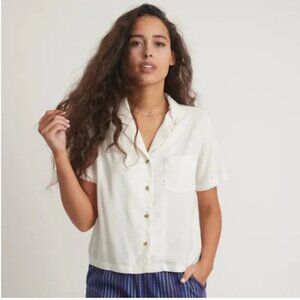 Marine Layer | Short Sleeve Button-up | Off white